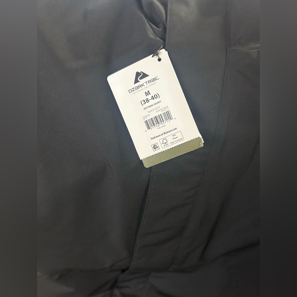 Ozark Trail Men's Rain Jacket with Hood - Picture 5 of 5